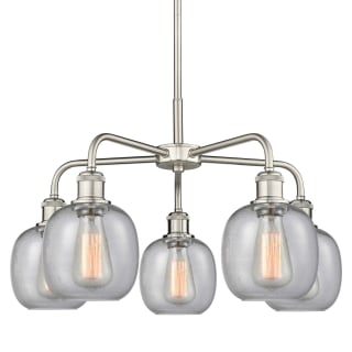 A thumbnail of the Innovations Lighting 516-5CR-15-24 Belfast Chandelier Satin Nickel / Seedy