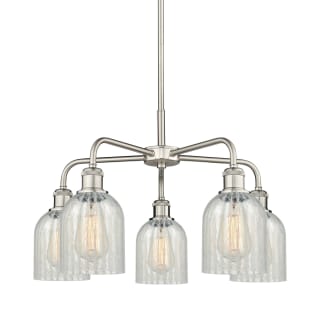 A thumbnail of the Innovations Lighting 516-5CR-15-23 Caledonia Chandelier Satin Nickel / Mouchette