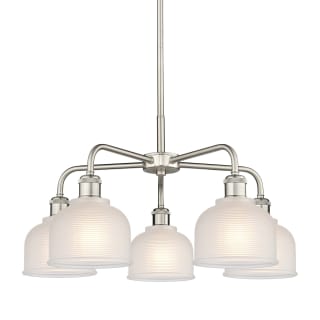 A thumbnail of the Innovations Lighting 516-5CR-15-24 Dayton Chandelier Satin Nickel / White