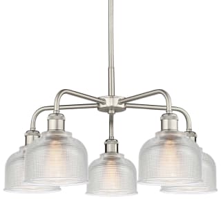 A thumbnail of the Innovations Lighting 516-5CR-15-24 Dayton Chandelier Satin Nickel / Clear