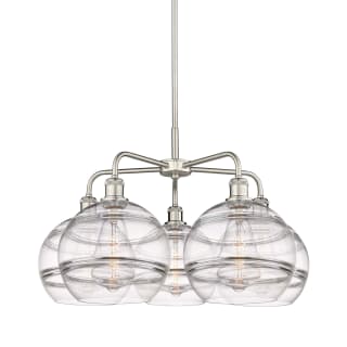 A thumbnail of the Innovations Lighting 516-5CR-18-28 Rochester Chandelier Satin Nickel / Clear