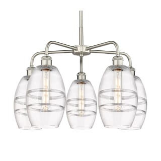 A thumbnail of the Innovations Lighting 516-5CR-14-24 Vaz Chandelier Satin Nickel / Clear