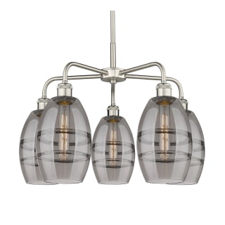 A thumbnail of the Innovations Lighting 516-5CR-14-24 Vaz Chandelier Satin Nickel / Smoked