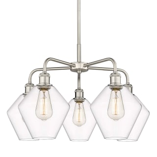 A thumbnail of the Innovations Lighting 516-5CR-17-26 Cindyrella Chandelier Satin Nickel / Clear