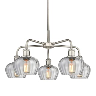 A thumbnail of the Innovations Lighting 516-5CR-14-25 Fenton Chandelier Satin Nickel / Clear
