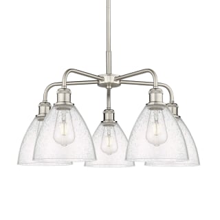 A thumbnail of the Innovations Lighting 516-5CR-16-26 Bristol Glass Chandelier Satin Nickel / Seedy