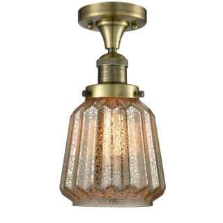 A thumbnail of the Innovations Lighting 517-1CH Chatham Antique Brass / Mercury Fluted