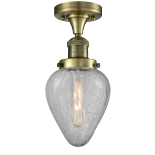 A thumbnail of the Innovations Lighting 517-1CH Geneseo Antique Brass / Clear Crackle