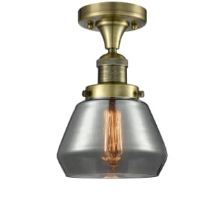 A thumbnail of the Innovations Lighting 517-1CH Fulton Antique Brass / Smoked