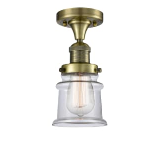 A thumbnail of the Innovations Lighting 517 Small Canton Antique Brass / Clear