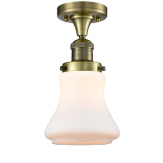 A thumbnail of the Innovations Lighting 517-1CH Bellmont Antique Brass / Matte White