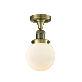 A thumbnail of the Innovations Lighting 517-1CH-6 Beacon Antique Brass / Matte White Cased
