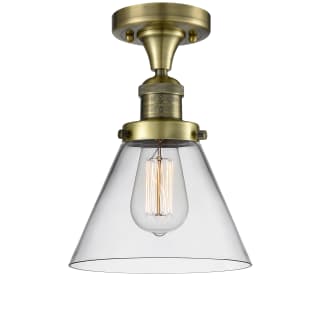 A thumbnail of the Innovations Lighting 517-1CH / Large Cone Antique Brass / Clear