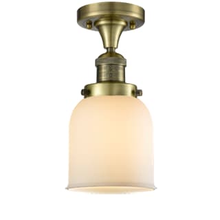A thumbnail of the Innovations Lighting 517-1CH / Small Bell Antique Brass / Matte White Cased