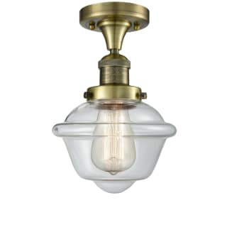 A thumbnail of the Innovations Lighting 517-1CH Small Oxford Antique Brass / Clear