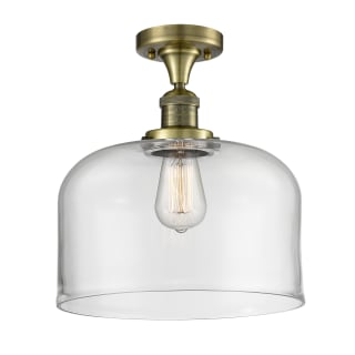 A thumbnail of the Innovations Lighting 517 X-Large Bell Antique Brass / Clear