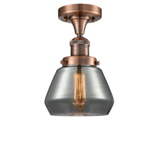 A thumbnail of the Innovations Lighting 517-1CH Fulton Antique Copper / Smoked