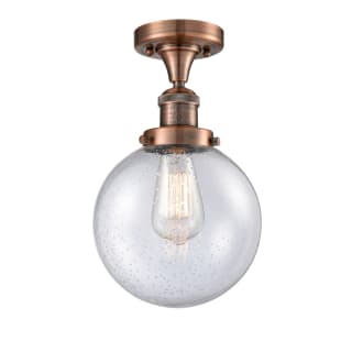 A thumbnail of the Innovations Lighting 517-1CH-8 Beacon Antique Copper / Seedy