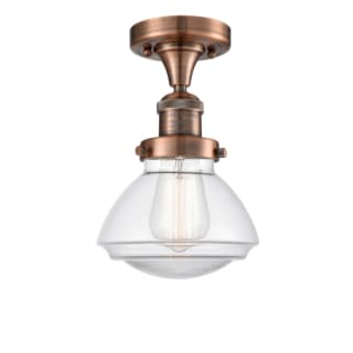 A thumbnail of the Innovations Lighting 517-1CH Olean Antique Copper / Clear