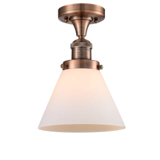 A thumbnail of the Innovations Lighting 517-1CH Large Cone Antique Copper / Matte White Cased