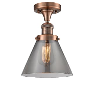 A thumbnail of the Innovations Lighting 517-1CH Large Cone Antique Copper / Smoked