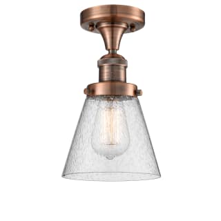 A thumbnail of the Innovations Lighting 517-1CH Small Cone Antique Copper / Seedy