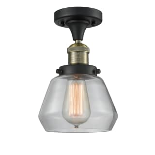 A thumbnail of the Innovations Lighting 517-1CH Fulton Black Antique Brass / Clear
