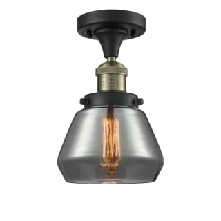 A thumbnail of the Innovations Lighting 517-1CH Fulton Black Antique Brass / Plated Smoked