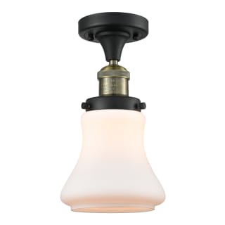 A thumbnail of the Innovations Lighting 517-1CH Bellmont Black / Antique Brass / Matte White