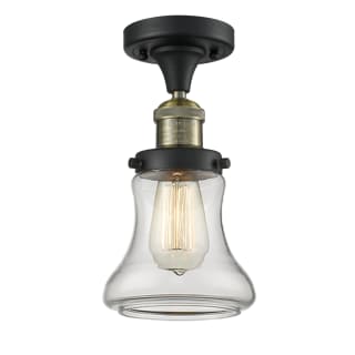 A thumbnail of the Innovations Lighting 517-1CH Bellmont Black Antique Brass / Clear