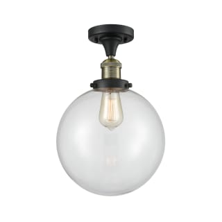 A thumbnail of the Innovations Lighting 517 X-Large Beacon Black Antique Brass / Clear
