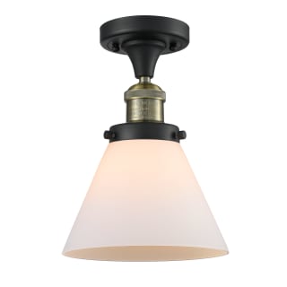 A thumbnail of the Innovations Lighting 517-1C Large Cone Black Antique Brass / Matte White Cased