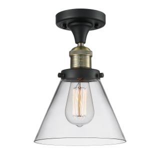 A thumbnail of the Innovations Lighting 517-1C Large Cone Black Antique Brass / Clear