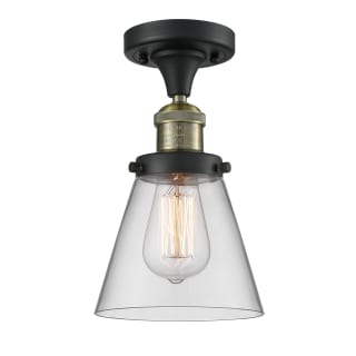 A thumbnail of the Innovations Lighting 517-1CH Small Cone Black Antique Brass / Clear