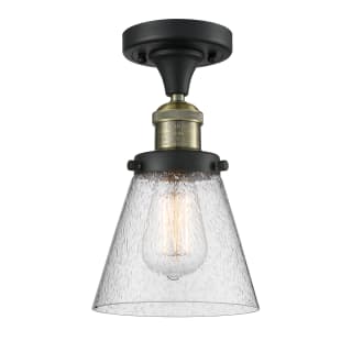 A thumbnail of the Innovations Lighting 517-1CH Small Cone Black Antique Brass / Seedy