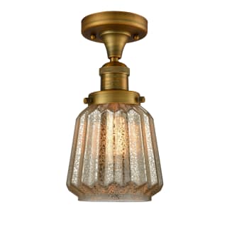 A thumbnail of the Innovations Lighting 517-1CH Chatham Brushed Brass / Mercury Fluted