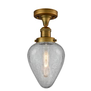 A thumbnail of the Innovations Lighting 517-1CH Geneseo Brushed Brass / Clear Crackle