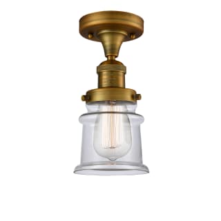 A thumbnail of the Innovations Lighting 517 Small Canton Brushed Brass / Clear