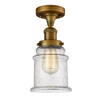 A thumbnail of the Innovations Lighting 517-1CH Canton Brushed Brass / Seedy