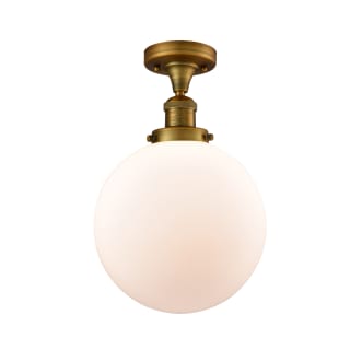 A thumbnail of the Innovations Lighting 517 X-Large Beacon Brushed Brass / Matte White