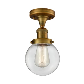 A thumbnail of the Innovations Lighting 517-1CH-6 Beacon Brushed Brass / Clear