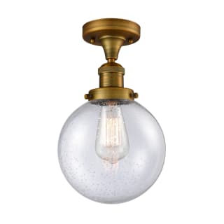 A thumbnail of the Innovations Lighting 517-1CH-8 Beacon Brushed Brass / Seedy