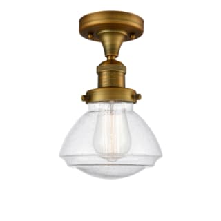 A thumbnail of the Innovations Lighting 517-1CH Olean Brushed Brass / Seedy