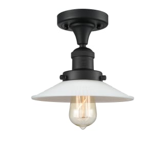 A thumbnail of the Innovations Lighting 517-1CH Halophane Matte Black / Matte White