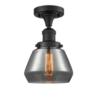 A thumbnail of the Innovations Lighting 517-1CH Fulton Matte Black / Plated Smoked