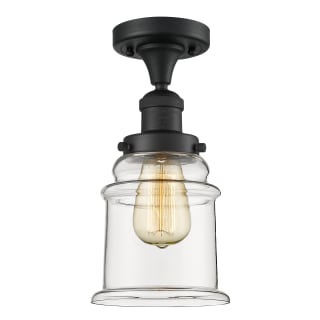 A thumbnail of the Innovations Lighting 517-1CH Canton Matte Black / Clear