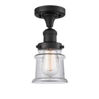 A thumbnail of the Innovations Lighting 517 Small Canton Matte Black / Clear