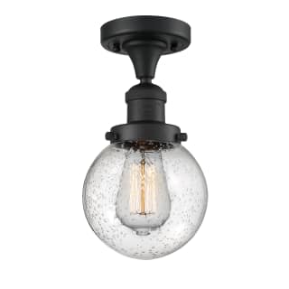 A thumbnail of the Innovations Lighting 517-1CH-6 Beacon Matte Black / Seedy