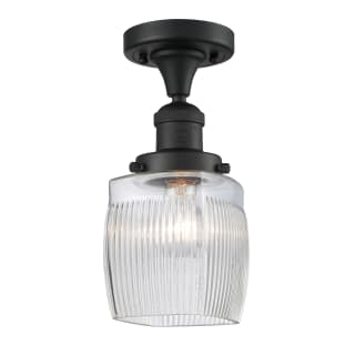 A thumbnail of the Innovations Lighting 517-1CH Colton Matte Black / Clear Halophane