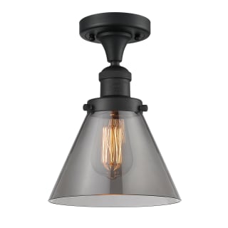 A thumbnail of the Innovations Lighting 517-1CH Large Cone Matte Black / Smoked